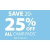 All Chair Pads - 20-25% off