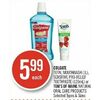 Colgate Total Mouthwash, Sensitive Pro-Relief Toothpaste Or Tom's of Maine Natural Oral Care Products - $5.99