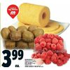 Raspberries, Kiwi Baskets, Cored Golden Pineapples - $3.99