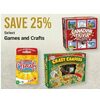 Games and Crafts - 25% off