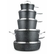 Heritage the Rock 10-Pc Forged Non-Stick Cookset - $149.99 (75% off)