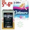 Scotties Paper Towels, Facial Tissue and Bathroom Tissue - $5.99-$6.99 (Up to 50% off)