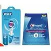 Crest 3DWhitestrips Dental Whitening Kit, Oral-B Pro 400 Rechargeable or Arc Battery Toothbrush - $39.99