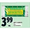 Amy's Burrito - $3.99