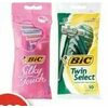 Bic Silky Touch Or Twin Select Disposable Razors - $4.99