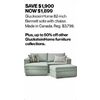 Glucksteinhome 82-Inch Bennett Sofa With Chaise - $1899.00 ($1900.00 off)