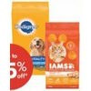 Iams, Cesar, Pedigree Pet Food or Treats - Up to 25% off